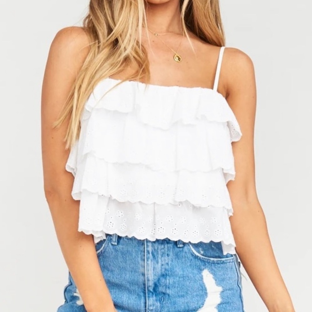 show me your mumu lace tank